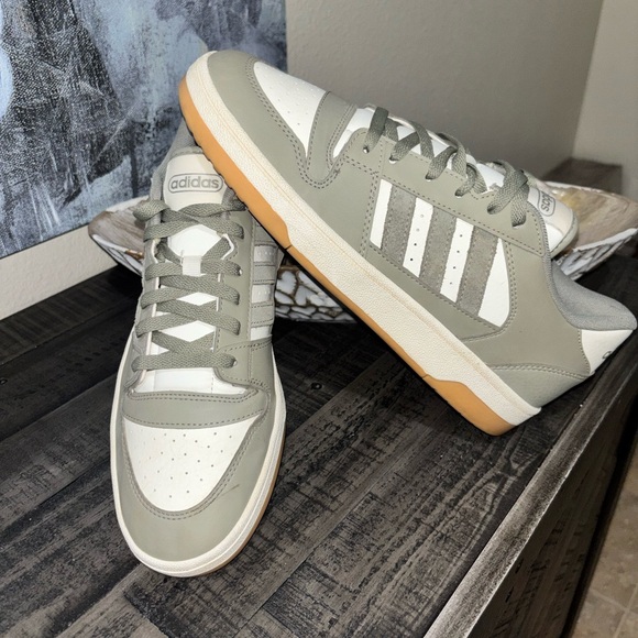 Adidas Break Start in Silver Pebble / Chalk White Mens SZ 11 - Picture 10 of 13